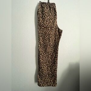 J for Justify Leopard Print Wide Leg Pants
